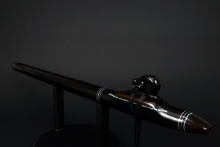 Nigerian Ebony Native American Flute, Minor, Bass A-3, #E25I